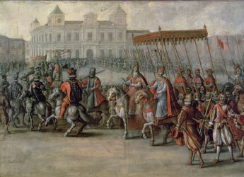 The Entrance of Charles V into Bologna for his Coronation
